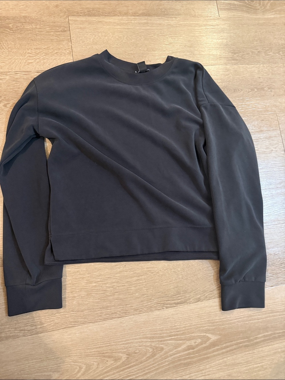 Athleta Black Crewneck Pullover